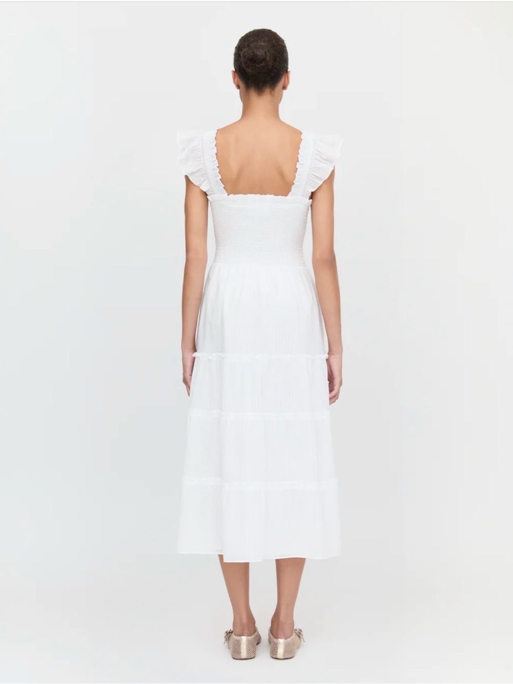 Hill House The Ellie Nap Dress XS White - Picture 2 of 8